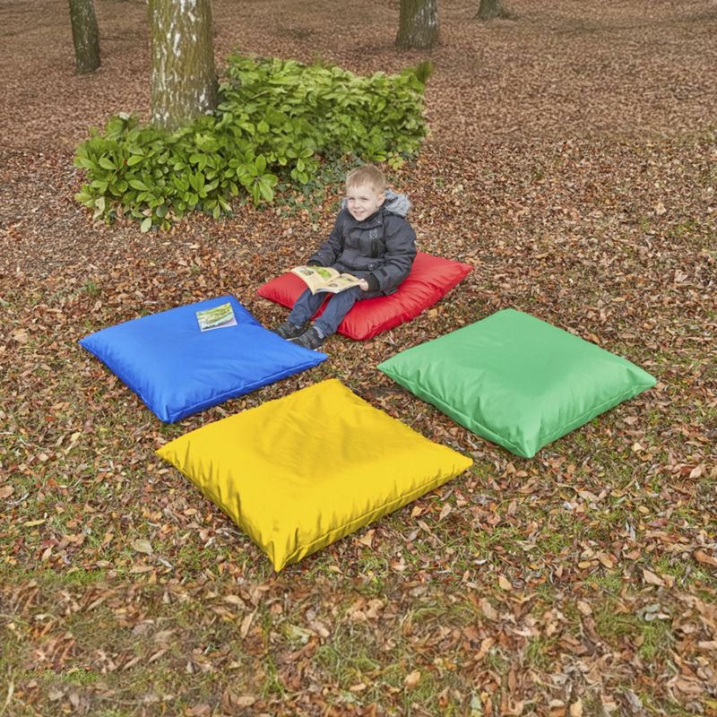 Cosy reusachtige buiten kussens set van 4 voor kinderen