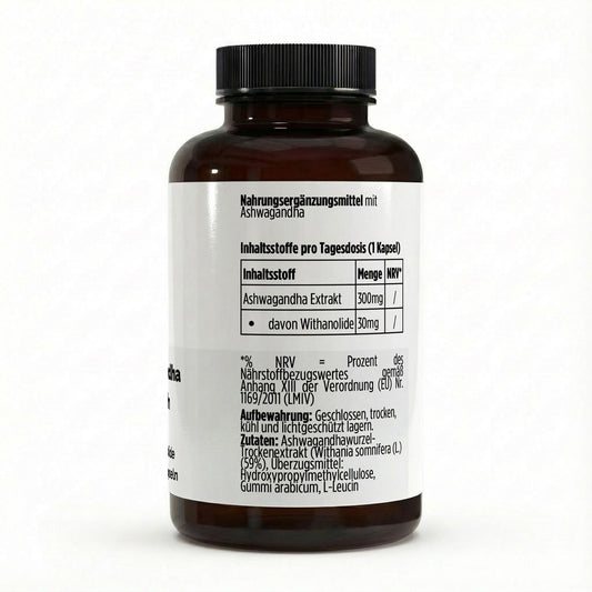 Ashwagandha (10% Withanoliden) - 90 vegan Capsules
