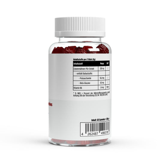Lion's Mane + Vitamine B6 Gummies - 60 stuks