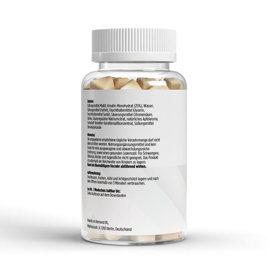 ABVERKAUF -70%: Kreatin Gummies Apfel - 90 Stk. (MHD 01 / 27)