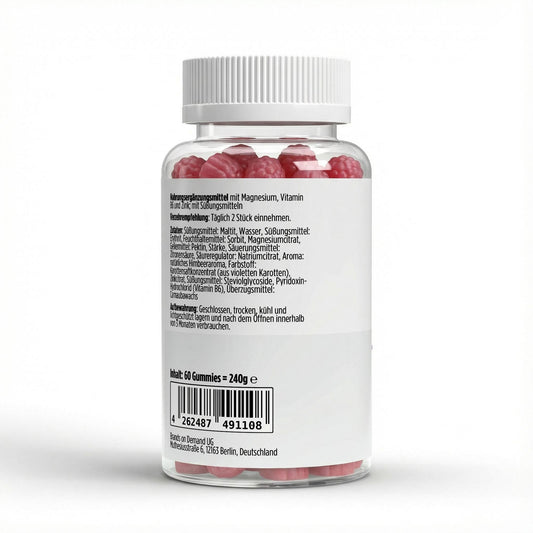 Magnesium + Zink + B6 Gummies - 60 stuks