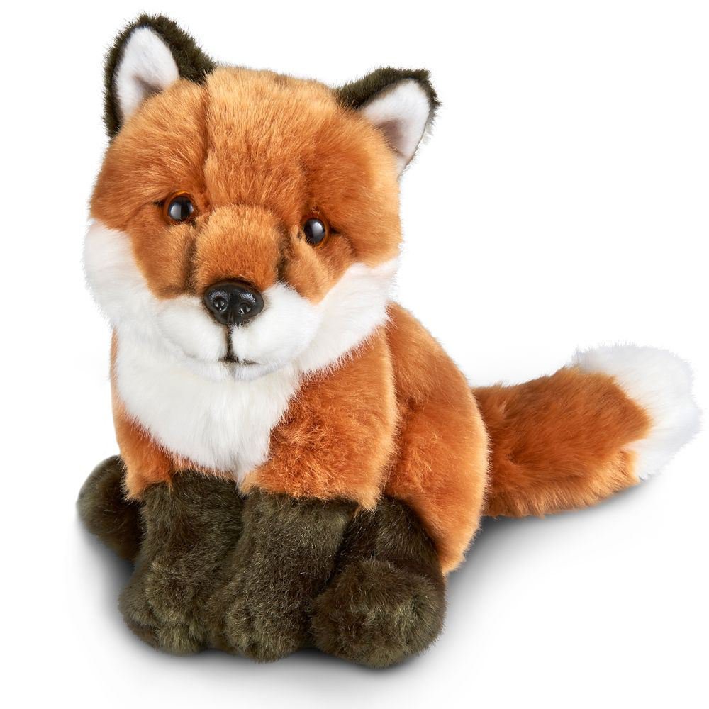 Living Nature knuffel vos medium 27 cm duurzaam speelgoed