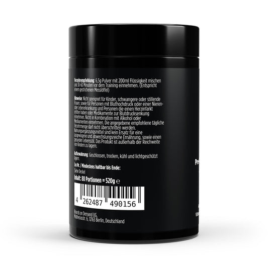 Pre-Workout Booster Appel - 520g