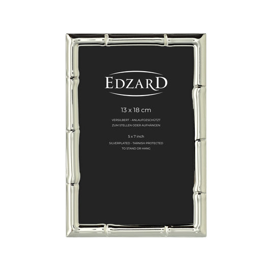 Fontanellato fotolijst (13x18 cm), elegant verzilverd, aanslagvrij, 2 hangers