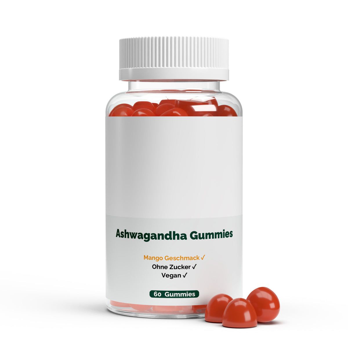Ashwagandha + Vitamine B6 Gummies - 60 stuks