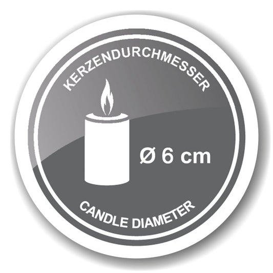 Adventskaarshouder Ruti (hoogte 5,5 cm, lengte 45 cm), zilver, roestvrij staal/mangohout,