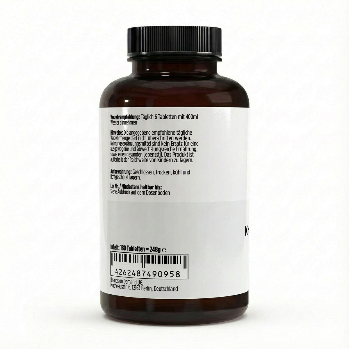 Creatine Monohydraat - 180 vegan Tabletten