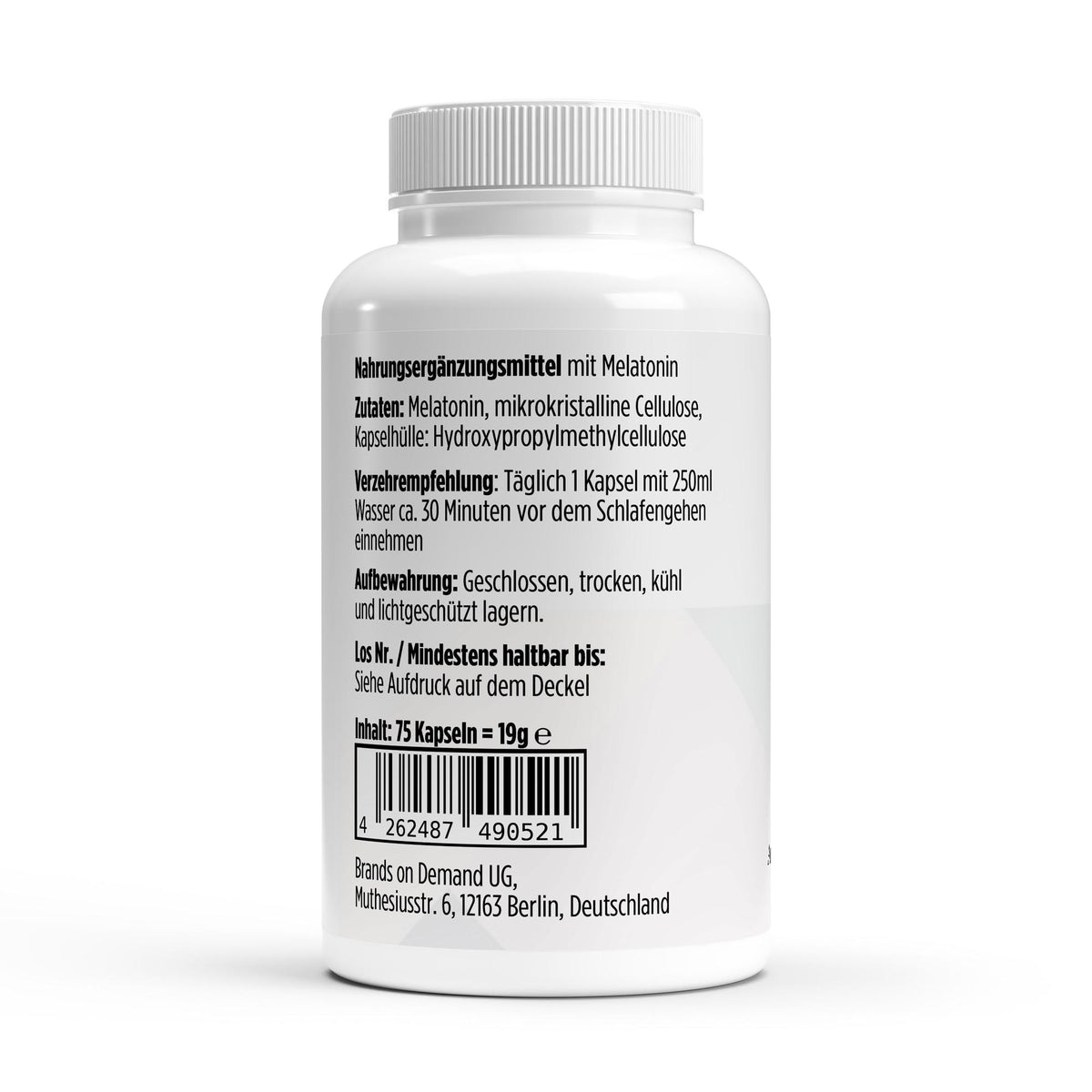 Melatonine - 75 Capsules
