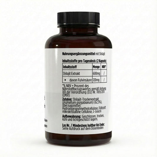 Shilajit (20% Fulvinezuur) - 90 vegan Capsules