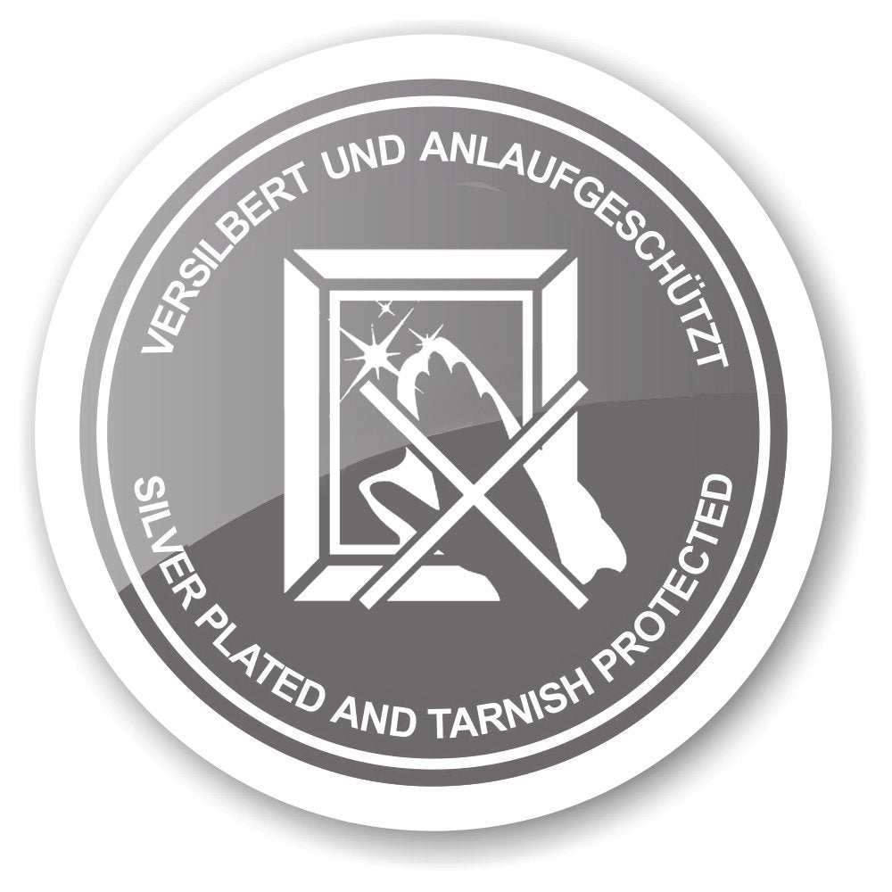 Fotolijst Turin (10x15 cm), verzilverd, aanslagbestendig, incl. 2 hangers, met parelrand