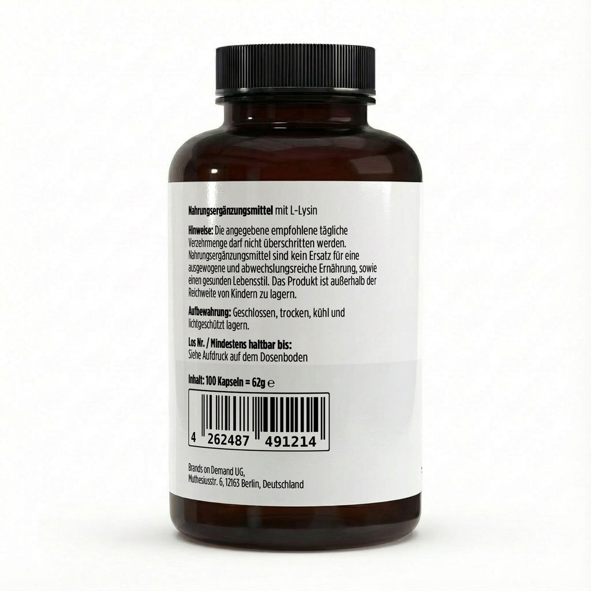 L-Lysine - 100 Capsules