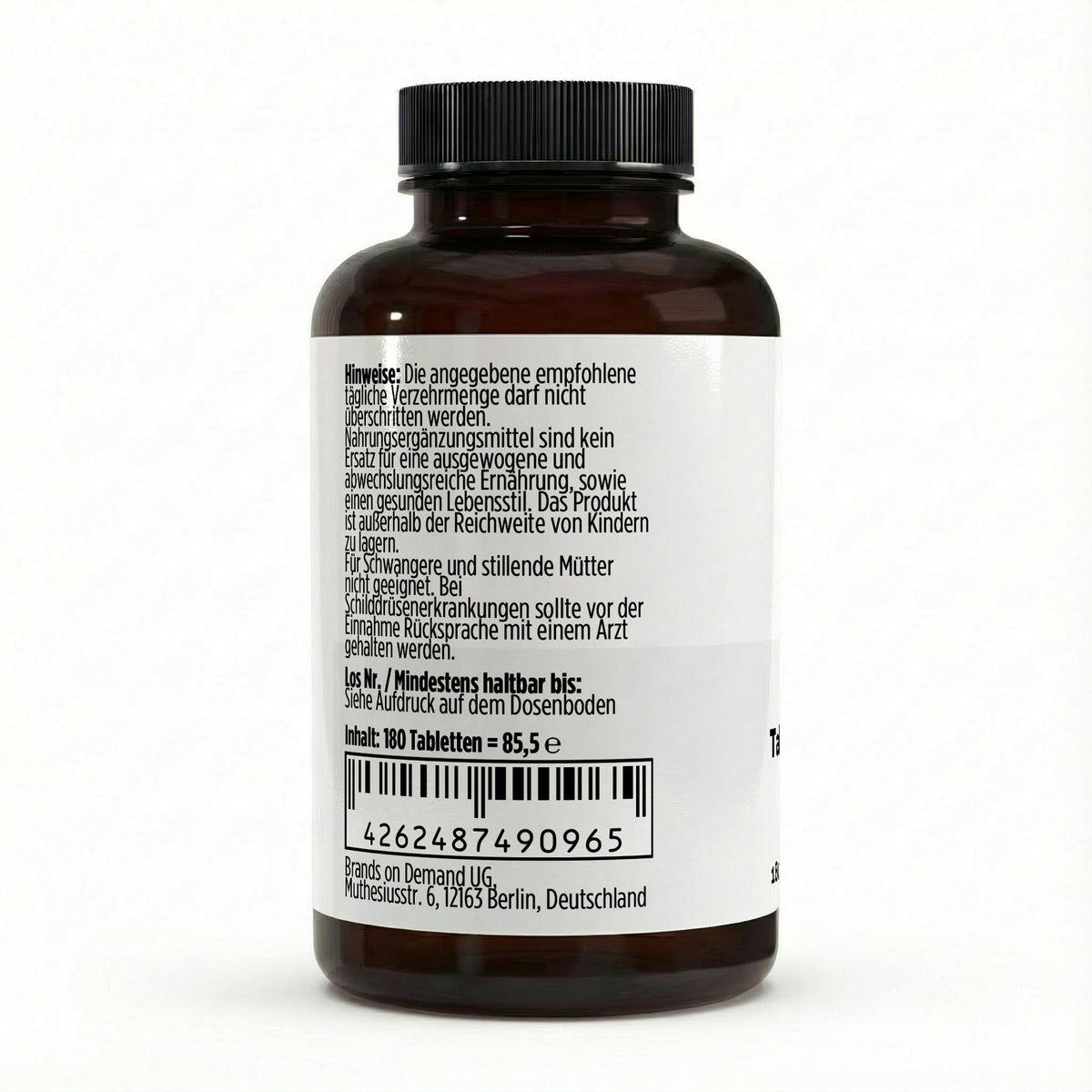 Jodium - 180 vegan Tabletten