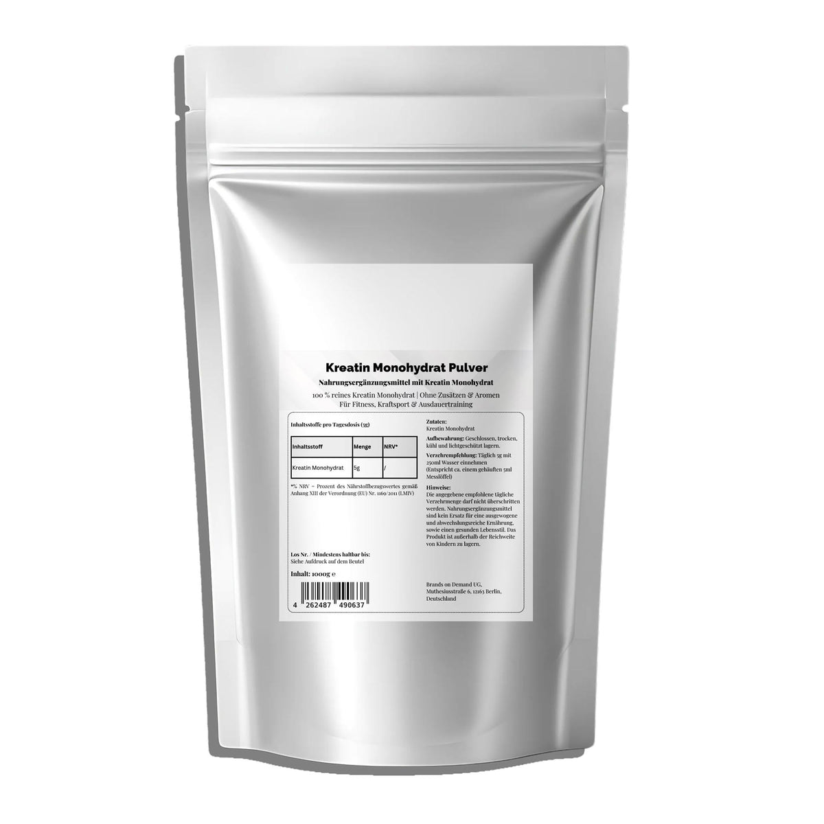 Creatine Monohydraat - 1000g Doypack