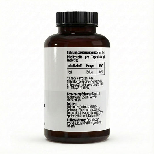 Jodium - 180 vegan Tabletten