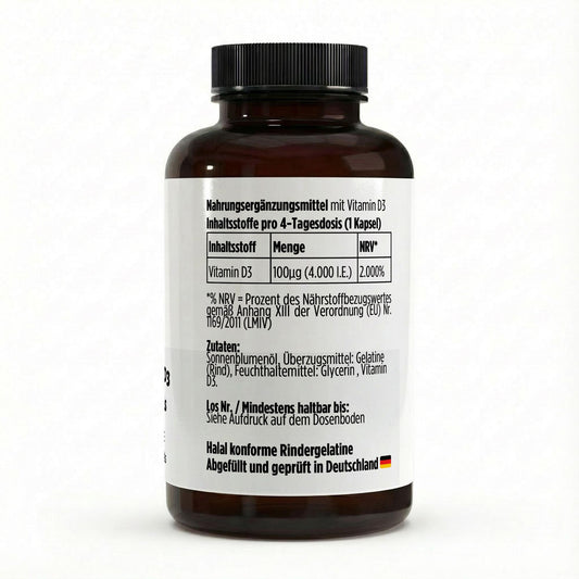 Vitamine D3 4.000 IE - 180 Softgels