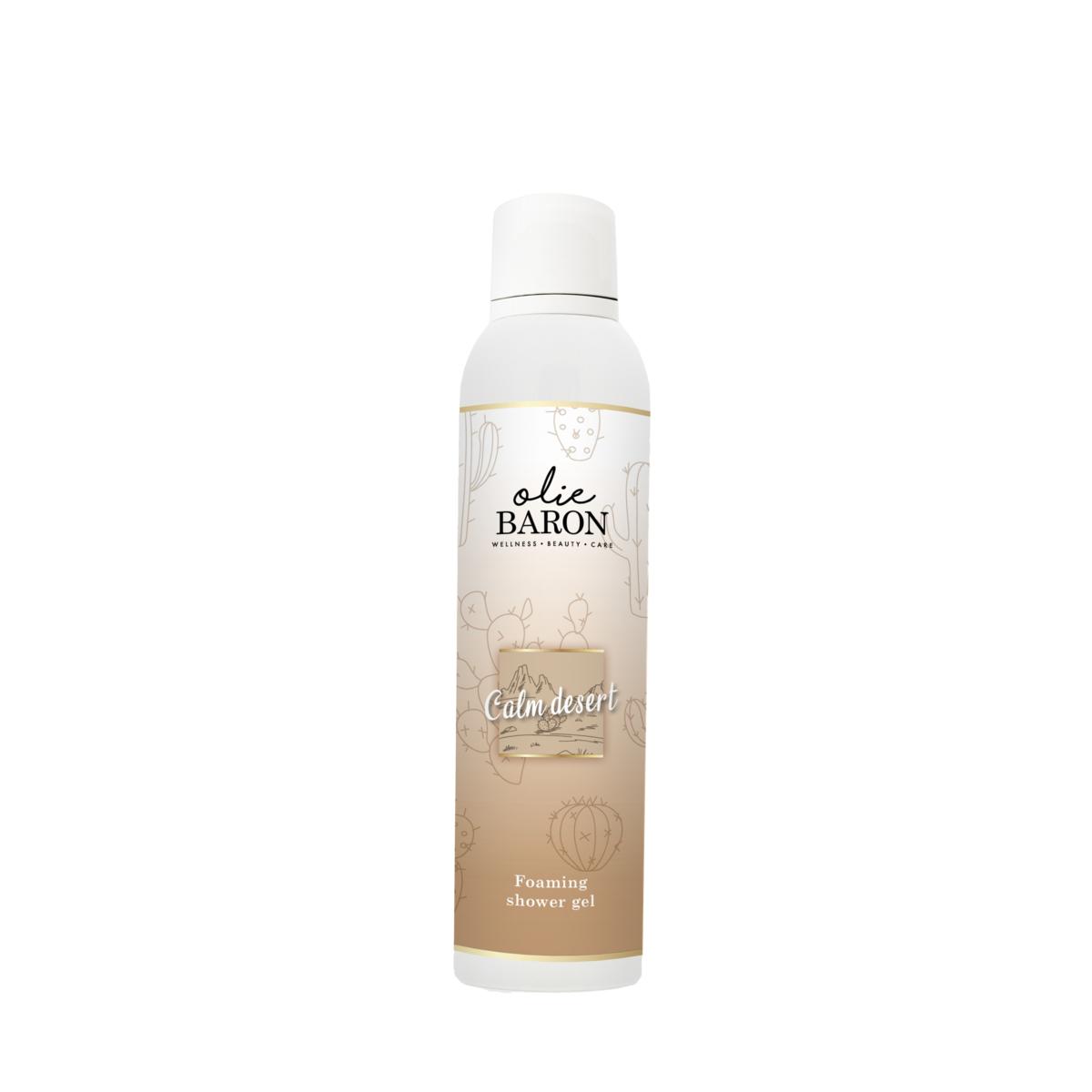 De Oliebaron® - Foaming shower gel - Calm desert - 200 ml