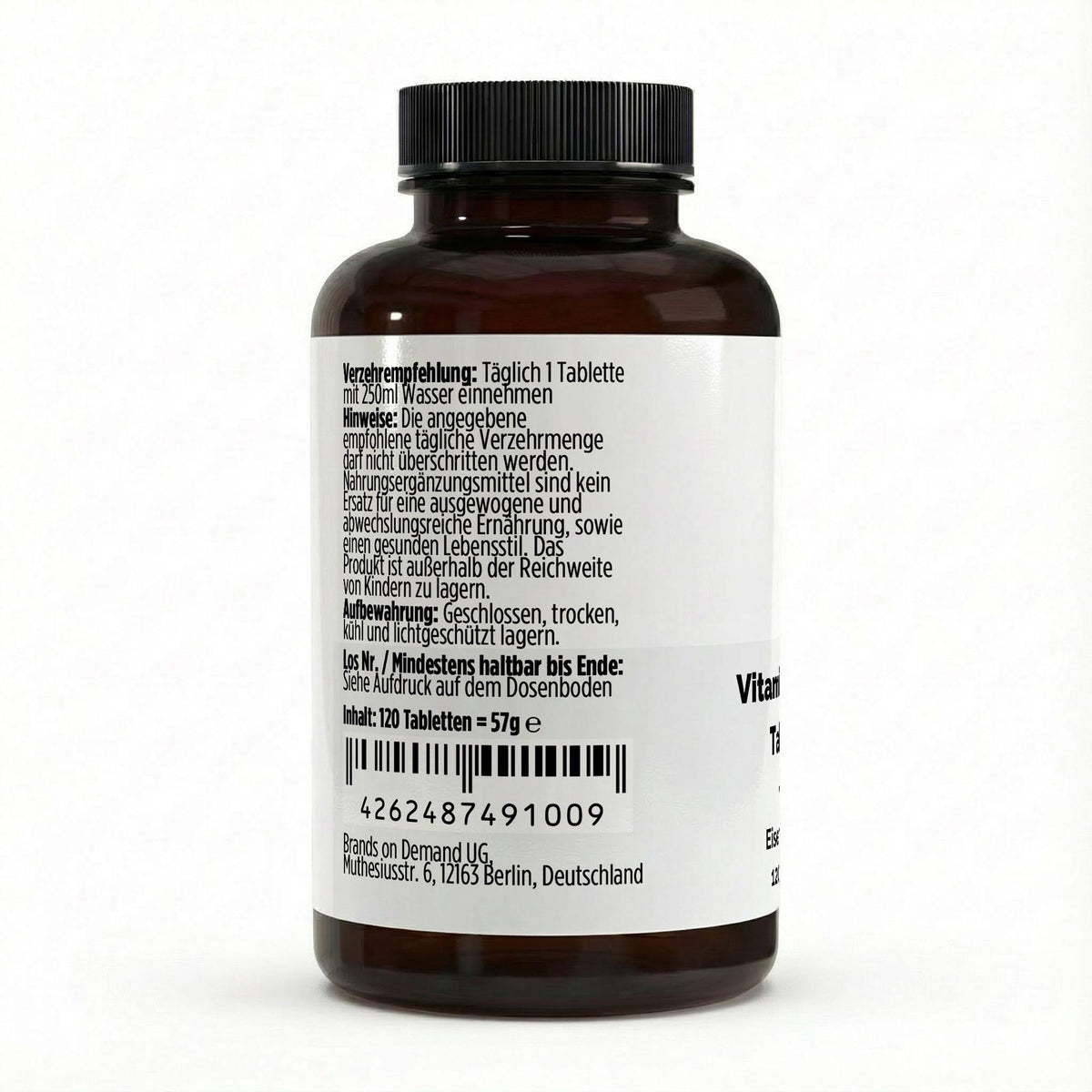 IJzer + Vitamine C - 120 vegan Tabletten