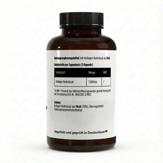 Marine Collageenpeptiden (2000-5000 DA) - 120 Capsules