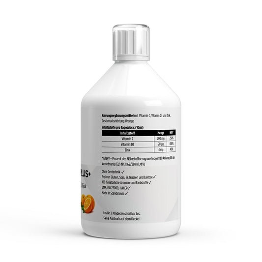 Vita Shield PLUS+ Shots - Frisse Sinaasappel - 500ml
