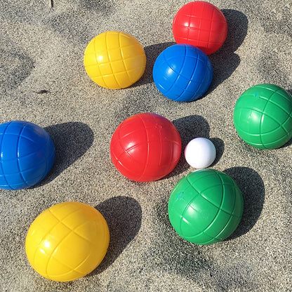 Fun Boccia Set kunststof boules voor kinderen en volwassenen