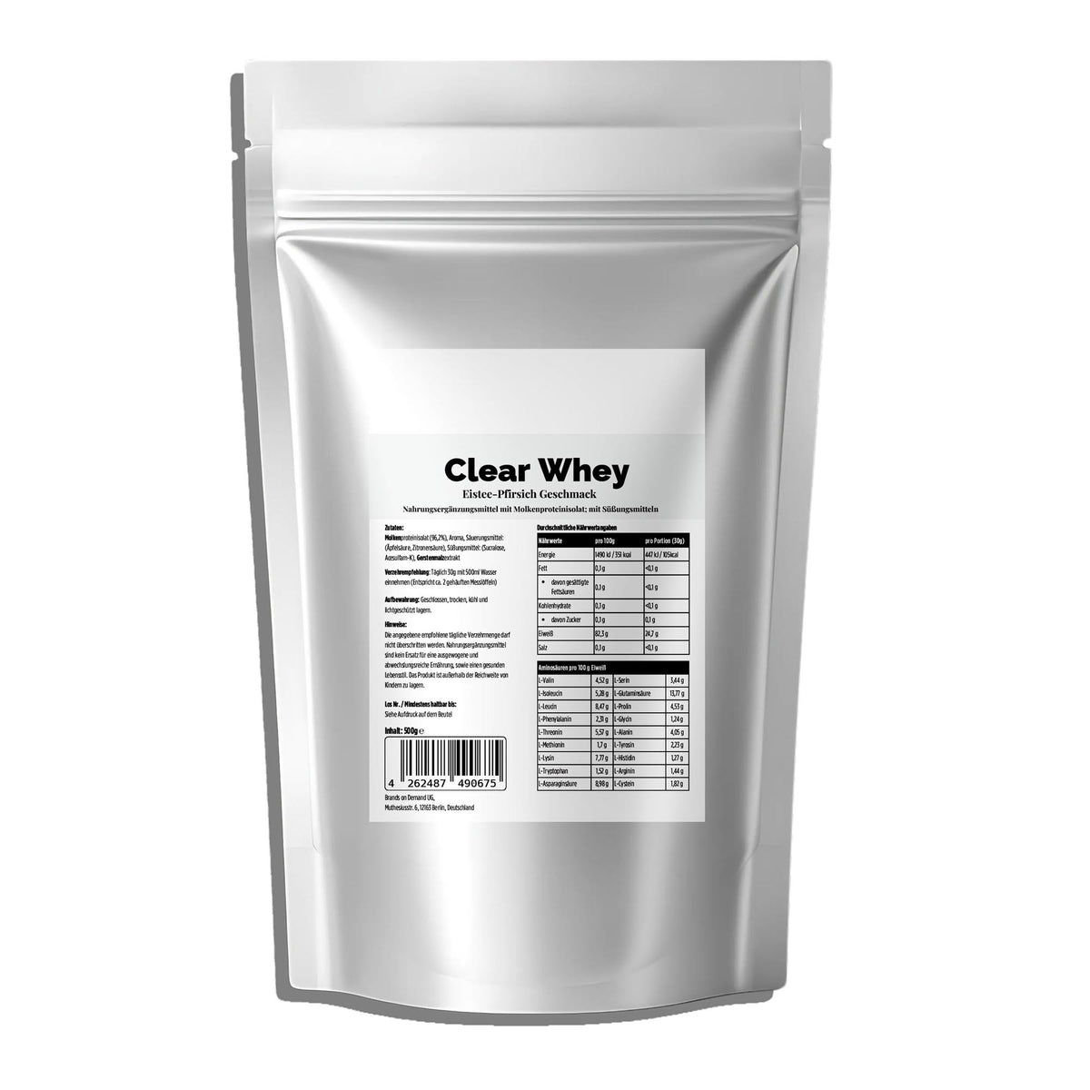 Clear Whey Protein Ice Tea Perzik - 500g