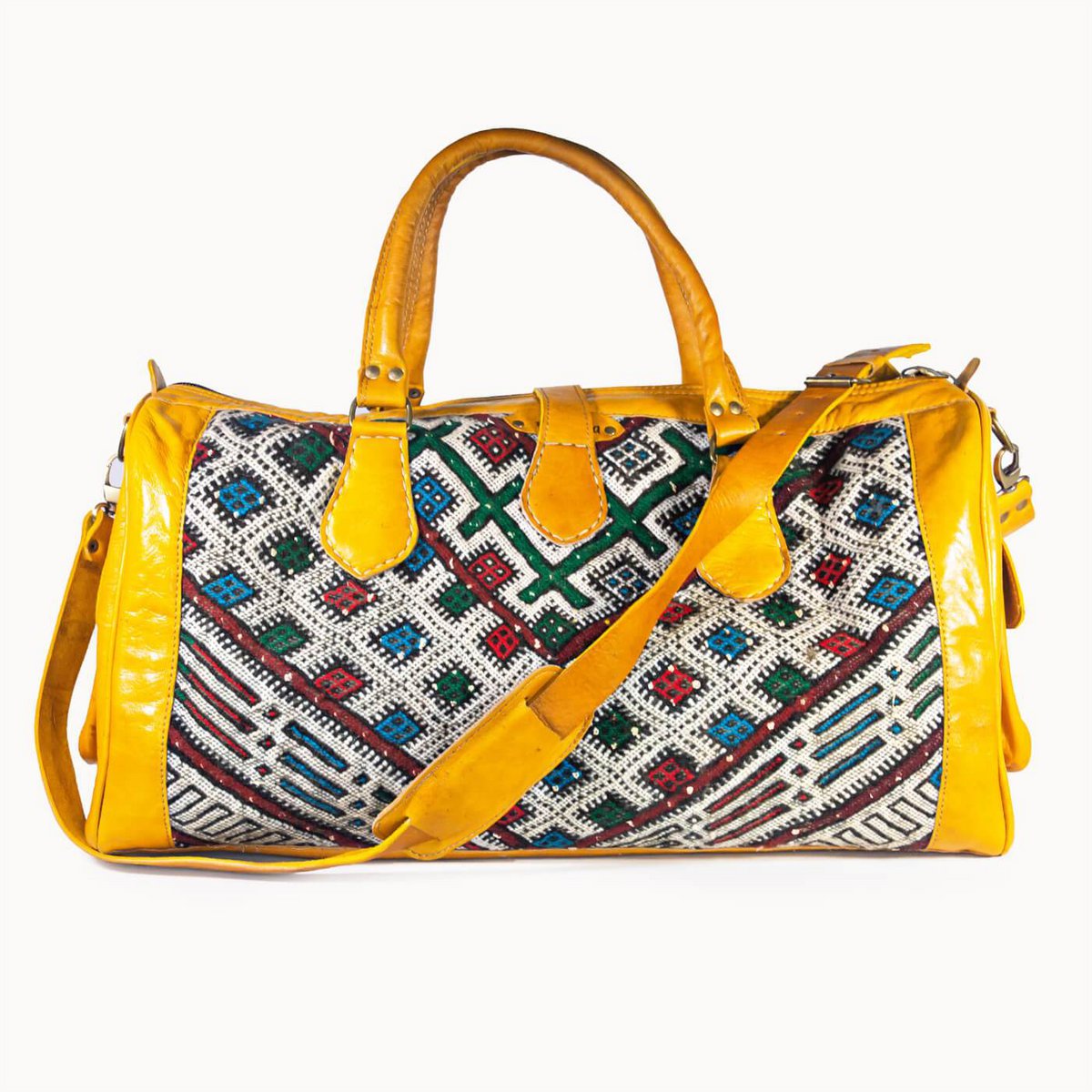 Leren Tas 'Kilim X'