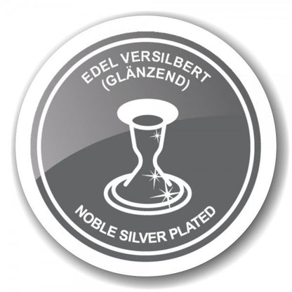 EDZARD set van 4 servetringen Vita, verzilverd, aanslagbestendig, lengte 5 cm