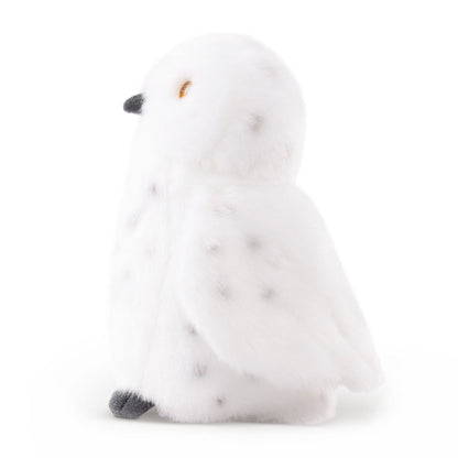 Living Nature sneeuwuil knuffel - pluche speelgoed uil klein