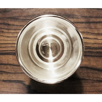 EDZARD mok drinkbeker zilveren mok vaas kegel, zwaar verzilverd, hoogte 10 cm
