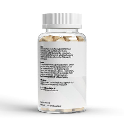 OPRUIMING -70%: Creatine Gummies Appel - 90 stuks (THT 01/27)