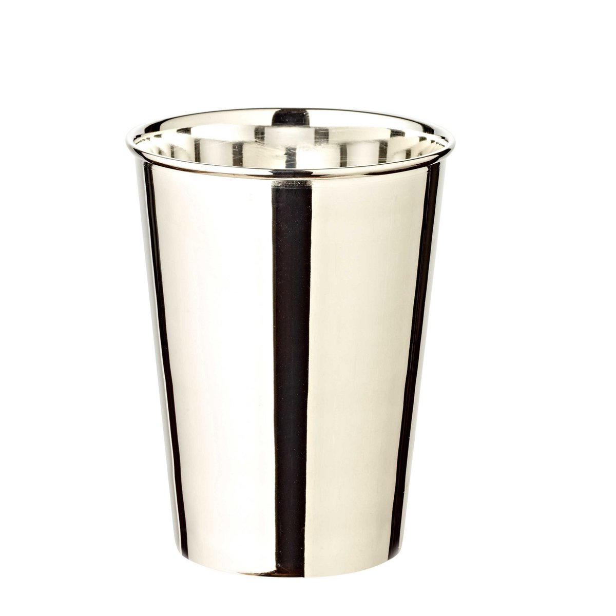 Mido-mokkenset van 4 stuks, H 10 cm, elegant verzilverd, aanslagvrij