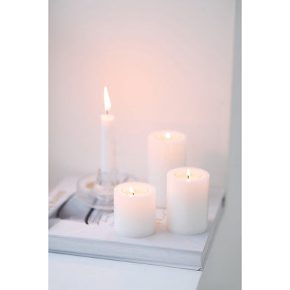 EDZARD set van 3 theelichthouders, permanente kaars Cornelius, Ø 6 cm, hoogtes 6, 8 en 10 cm, hittebestendig tot 90 graden