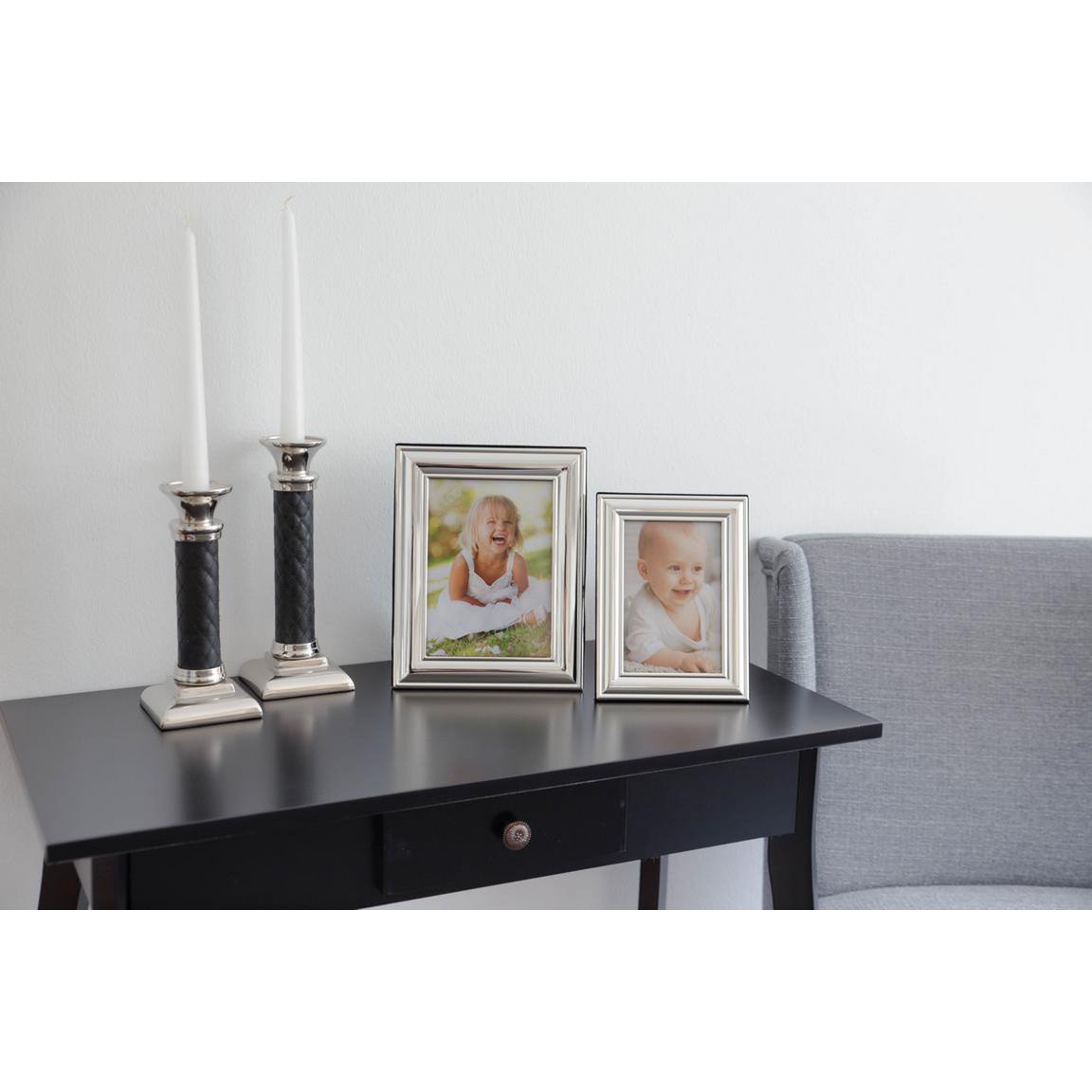 EDZARD fotolijst fotolijst Terni voor foto 13 x 18 cm edel verzilverd, aanslag beschermd, met 2 hangers