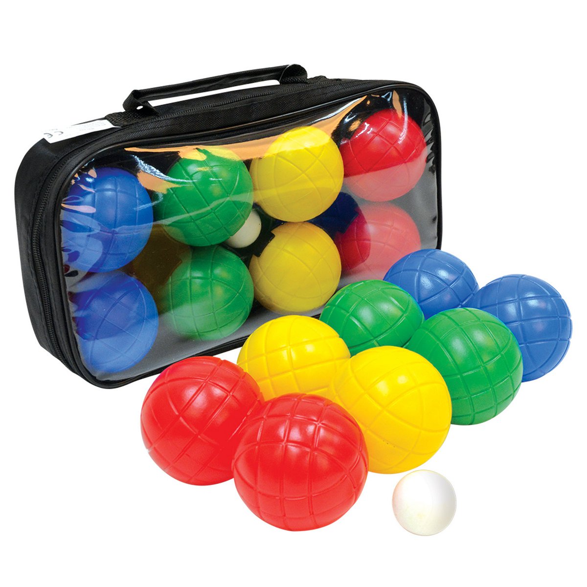Fun Boccia Set kunststof boules voor kinderen en volwassenen
