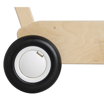 Van Dijk Toys Houten Loopwagen vanaf 1 jaar - Naturel  ( kinderopvang kwaliteit)