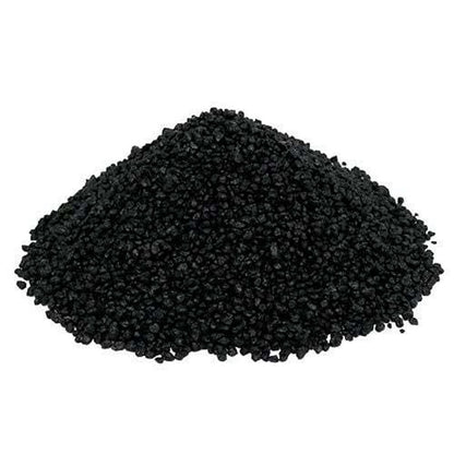 Decoratief granulaat sierstenen (2-3 mm), kleur zwart, 1 kg, waterdicht, stofvrij