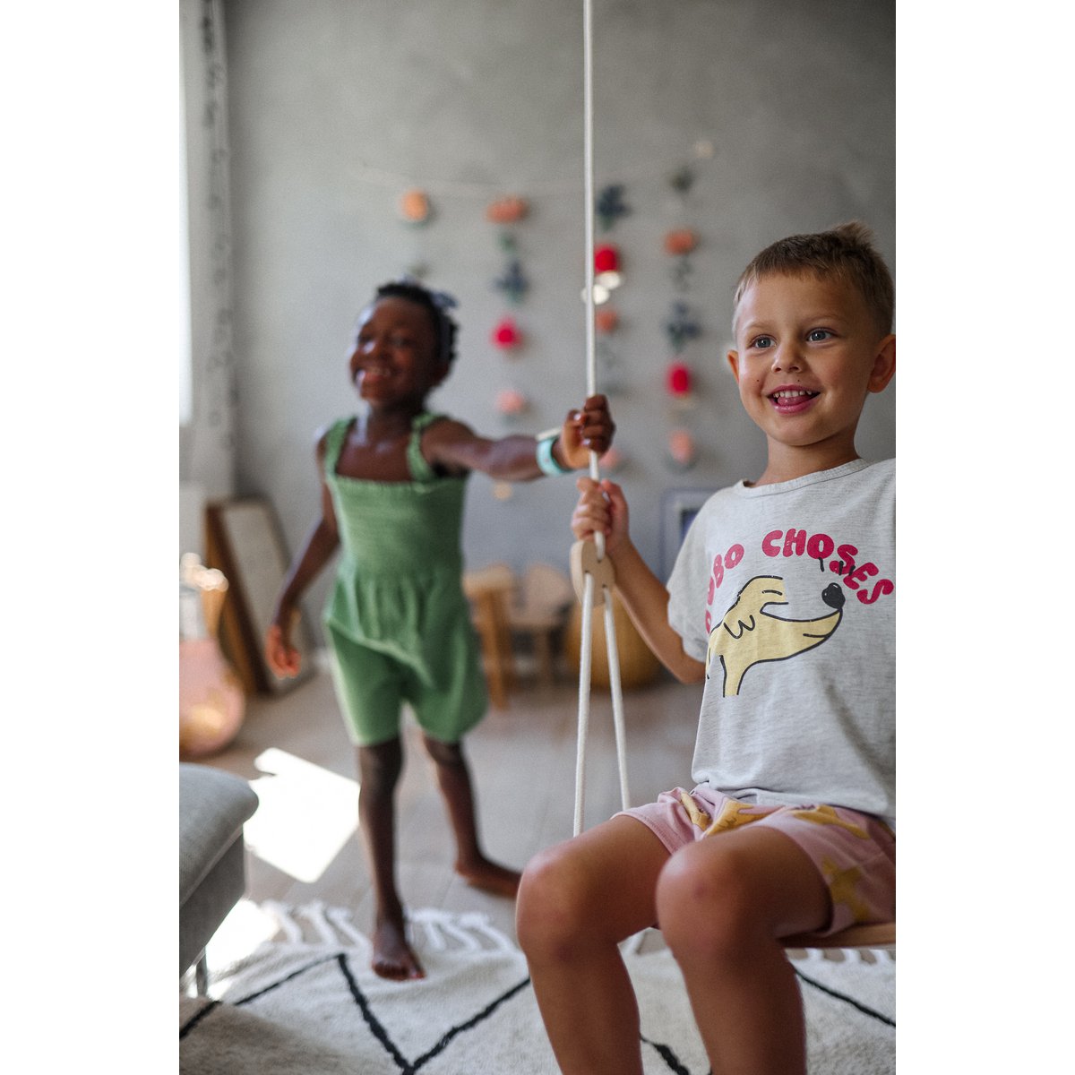 Kinderfeets Houten schommel