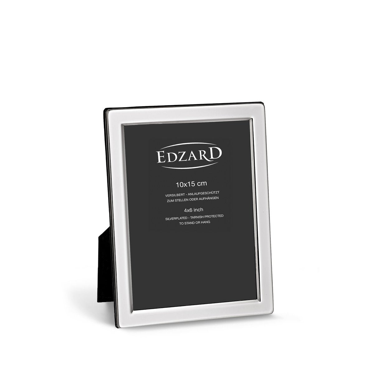EDZARD set van 2 fotolijsten Salerno voor foto 10 x 15 cm, edel verzilverd, aanslagbestendig