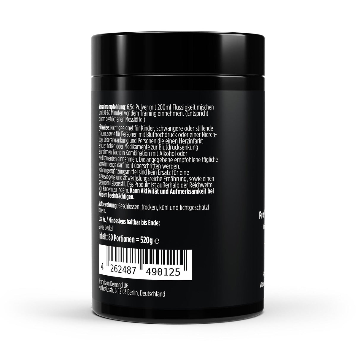 Pre-Workout Booster Sinaasappel - 520g