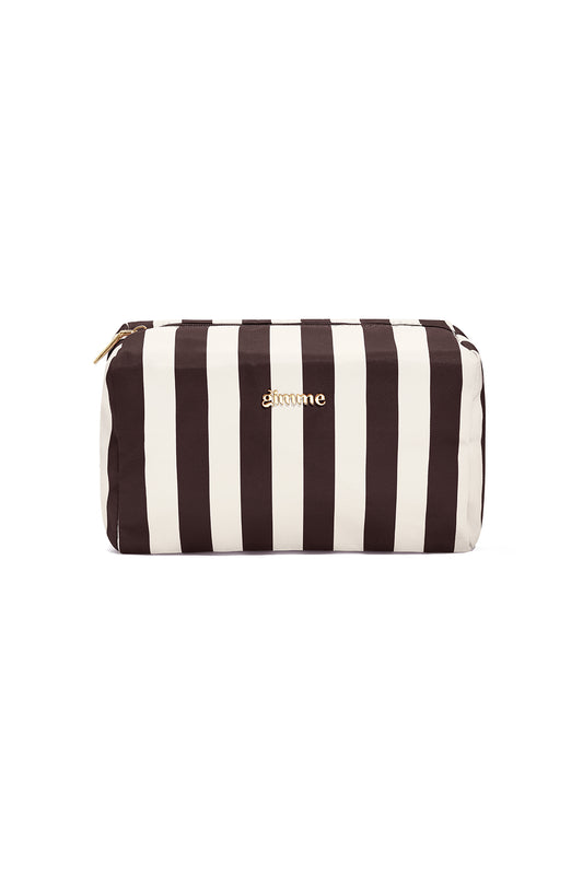 Make-up tasjes met strepen, eenvoudig, polyester, dagelijkse accessoires