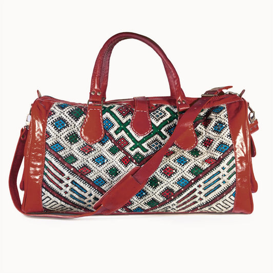 Leren Tas 'Kilim S' (rood)