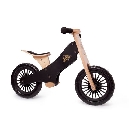 Kinderfeets houten loopfiets vanaf 2 jaar - Zwart