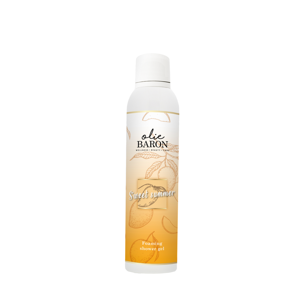 De Oliebaron® - Foaming shower gel - Sweet summer - 200 ml
