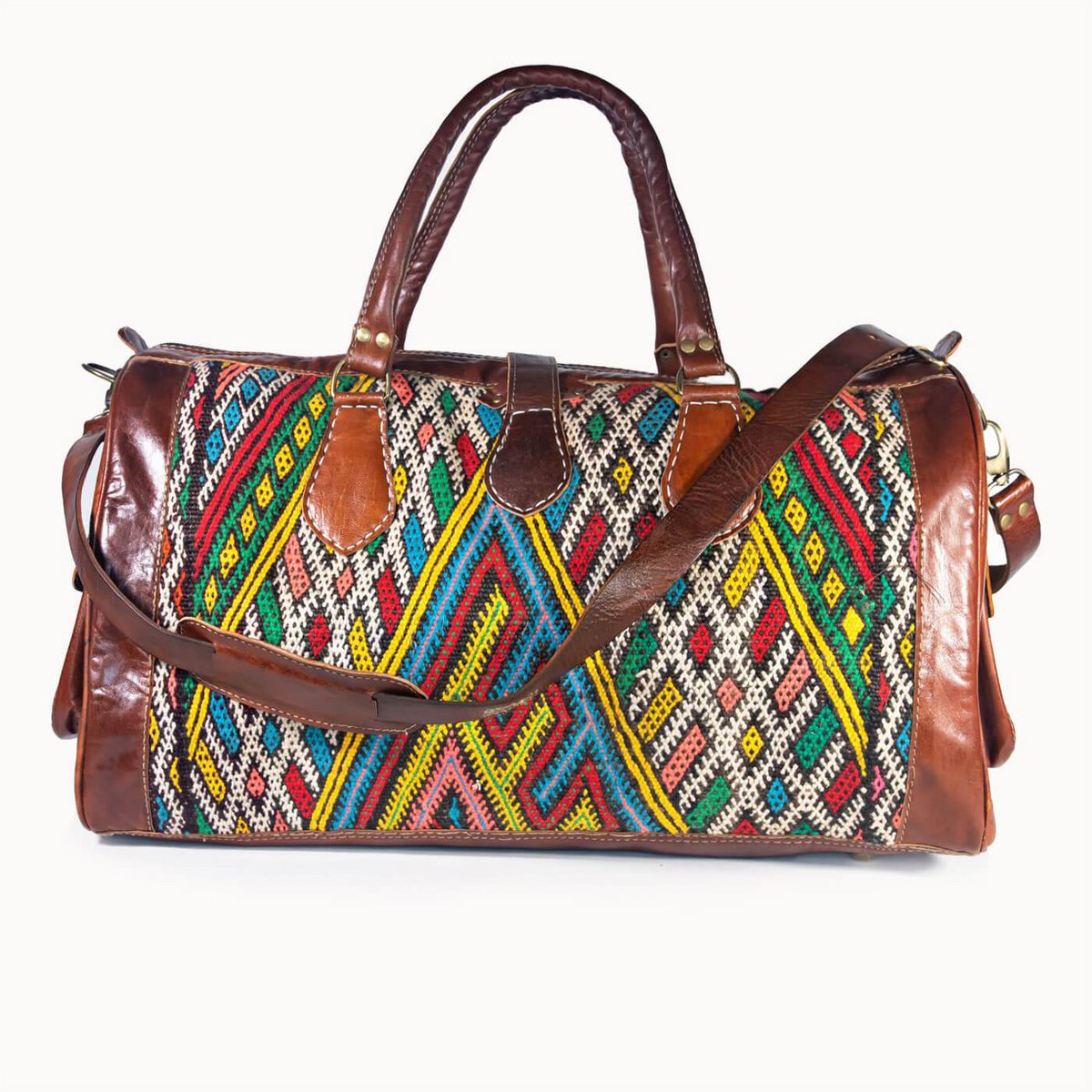 Leren Tas 'Kilim X'