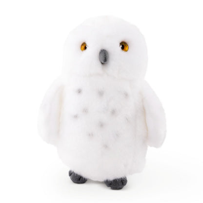Living Nature sneeuwuil knuffel - pluche speelgoed uil klein