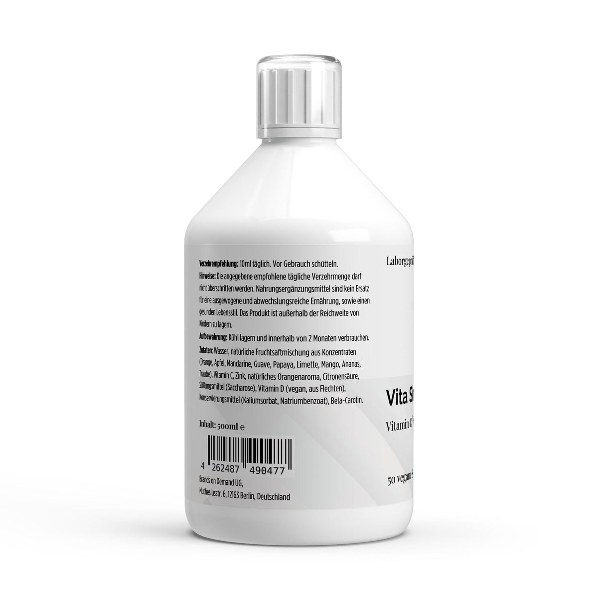 Vita Shield PLUS+ Shots - Frisse Sinaasappel - 500ml