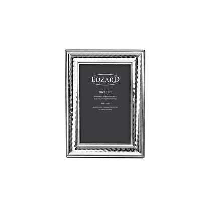 EDZARD fotolijst Urbino voor foto 10 x 15 cm, edel verzilverd, aanslag beschermd, met 2 hangers