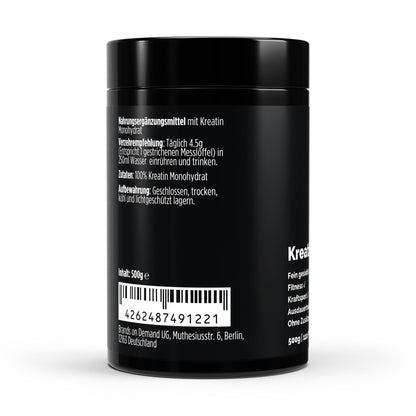 Creatine Monohydraat - Neutraal van Smaak - 500g