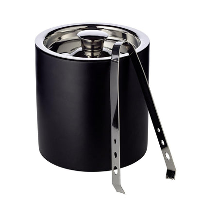 Edzard Ice Bucket Pearl H 16 cm met deksel-, zeef- en ijstang