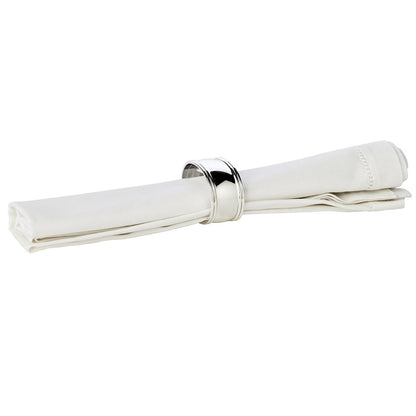 EDZARD set van 6 servetringdraad, edel verzilverd, aanslagbestendig, lengte 6 cm